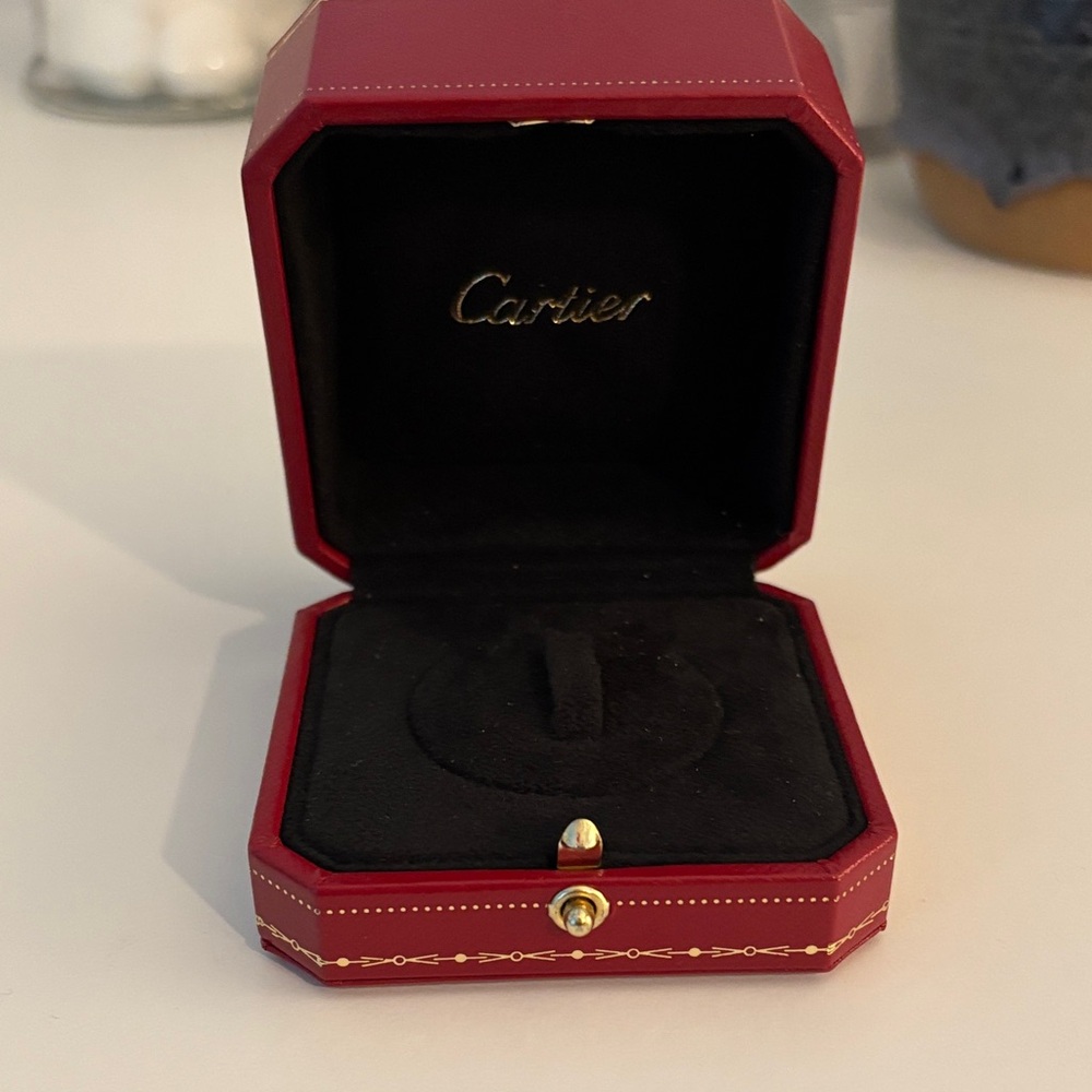 Cartier Red and Black Jewelry Box